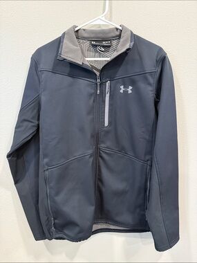 Under Armour Men's Dark Gray Full-Zip Performance Jacket